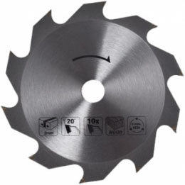 B-29169	 Твердоспл. диск по дереву 165 х 20, 10 зуб.